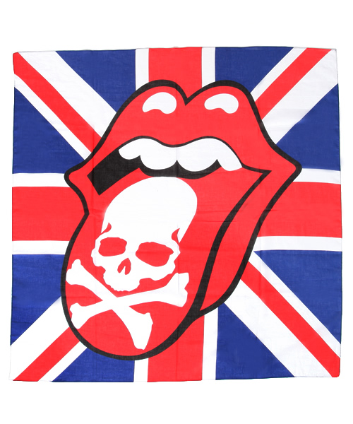 THE ROLLING STONES SKULL STOLE 大圍巾　